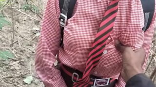 Indian Telugu Village School Girl With Teacher Fuck Pussy In Jungle Video